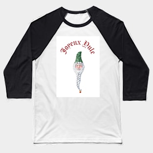 Christmas Elf + "Joyeux Yule" Baseball T-Shirt